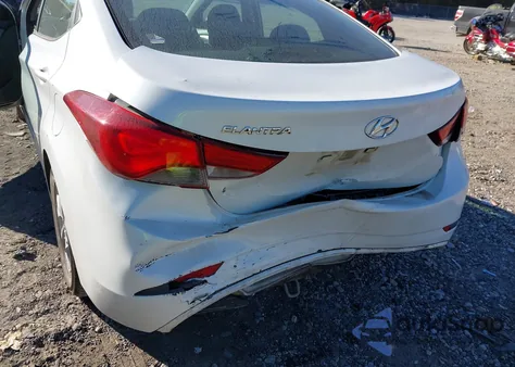 2015 Hyundai Elantra Se from USA, damaged, VIN 5NPDH4AE4FH640106